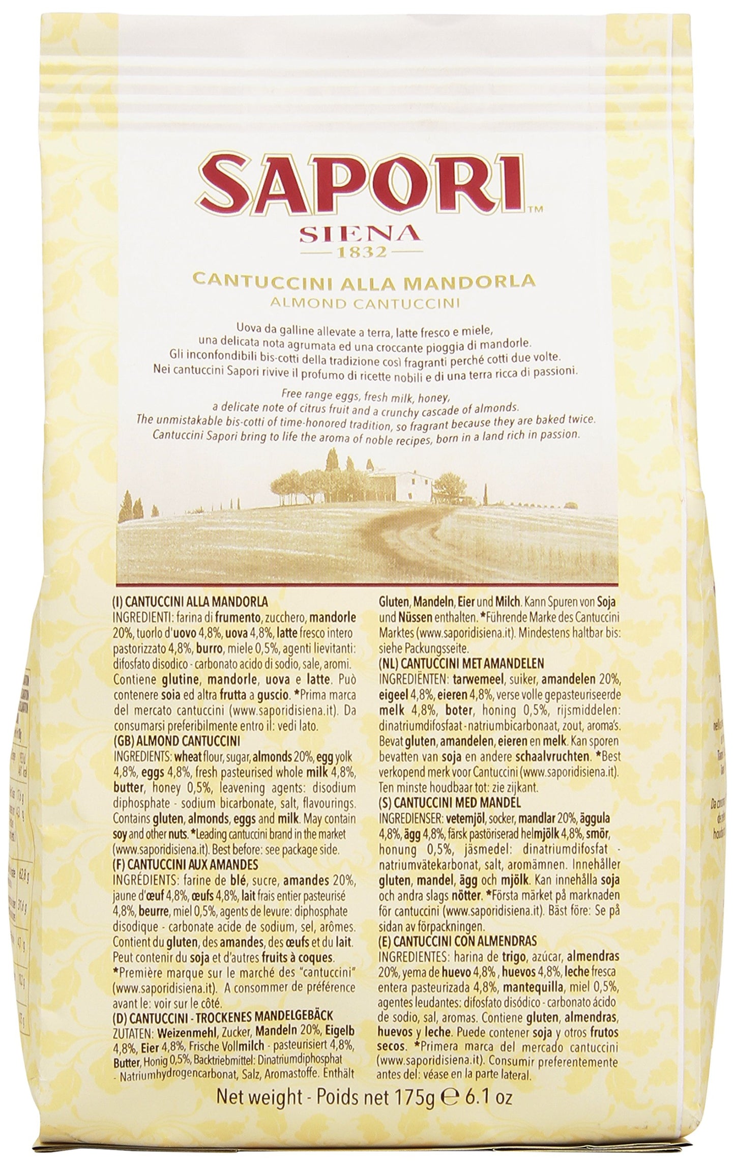 Biscotti Italian Biscuits | Cantuccini Almond Biscotti | Try The Classic Almond Biscuits From Tuscany | Italian Almond Cookies |