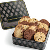 Cookies Gift Basket - Gourmet Assorted Cookies Tin with Marbel, Chocolate Chip and Brownie Flavors - Assorted Food Gift Box for 