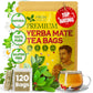 FreshDrinkUS  Yerba Mate Tea Bags | 120 Tea Bags | Traditional South American Herbal Tea - Smooth & Refreshing Flavor - enhanced Quality  Sustainably Sourced. Vegan.