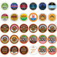 Crazy Cups Decaf Coffee Pods Variety Pack, Assorted Flavored & Unflavored, 30 Count Compatible with Keurig K Cups, Model SYNCHKG060180
