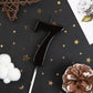 PHD CAKE 2.76 Inch Black Number Birthday Candles, Wax Material, Size 7