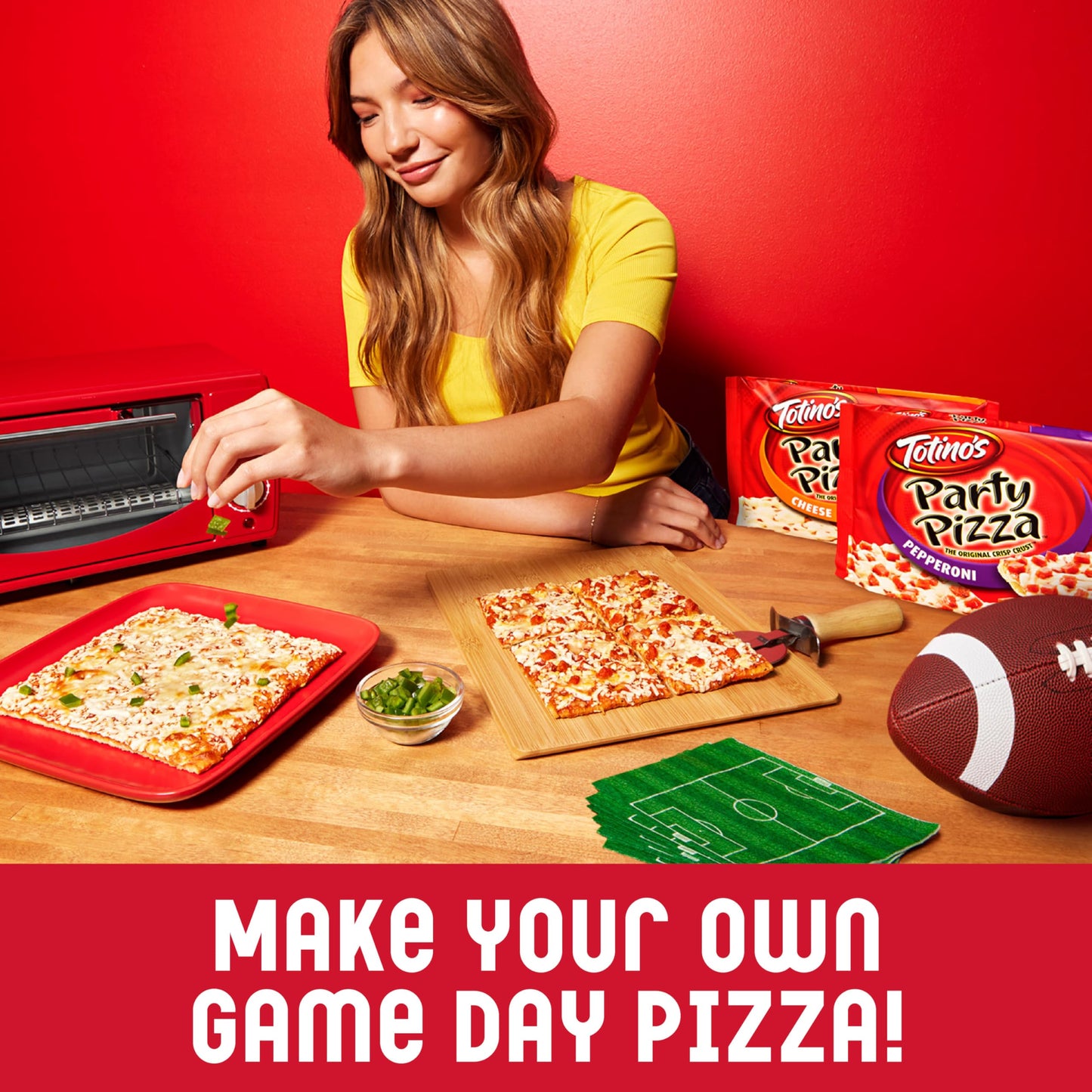 TotinoS Party Pizza, Pepperoni, Frozen Snacks, 4 Ct, 40.8 Oz