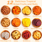 TropiJoy Dried Fruit Gift Basket - 12 Tropical Flavors - XL Size - Soft Dry Fruit and Nuts Gift for Thanksgiving
