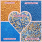 Confect Edible Sprinkles, Marine Royalty Theme, Assorted Pack, 5 Oz, Vegan, Gluten-Free, Multicolor