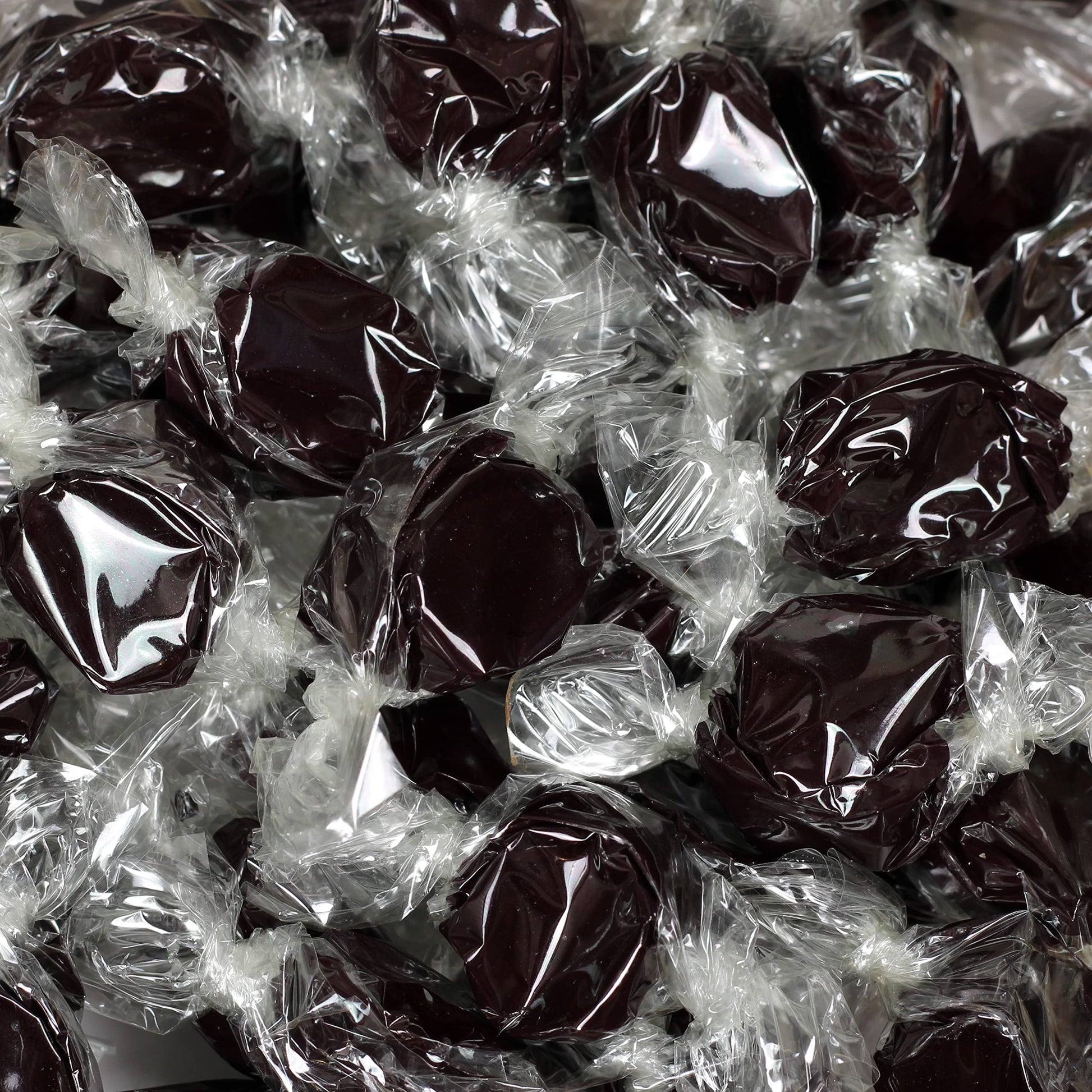Black Licorice Flavored Taffy Chews by Its Delish, 5 lbs Bulk Bag - Individually Wrapped Gourmet Soft Fluff Taffies - Perfect T