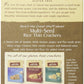 Back To Nature Gluten Free Crackers, Multi-Seed Rice Thins - Dairy Free, Non-Gmo, Made With Whole Grain Brown Rice Flour, Delici