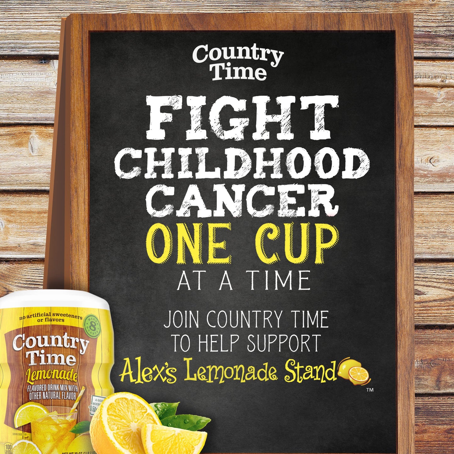 Country Time Lemonade Naturally Flavored Powdered Drink Mix 12 Count 19 Oz Canisters