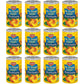 Del Monte Canned Peaches, No Sugar Added, Yellow Cling, 14.5 oz Can, Pack of 12