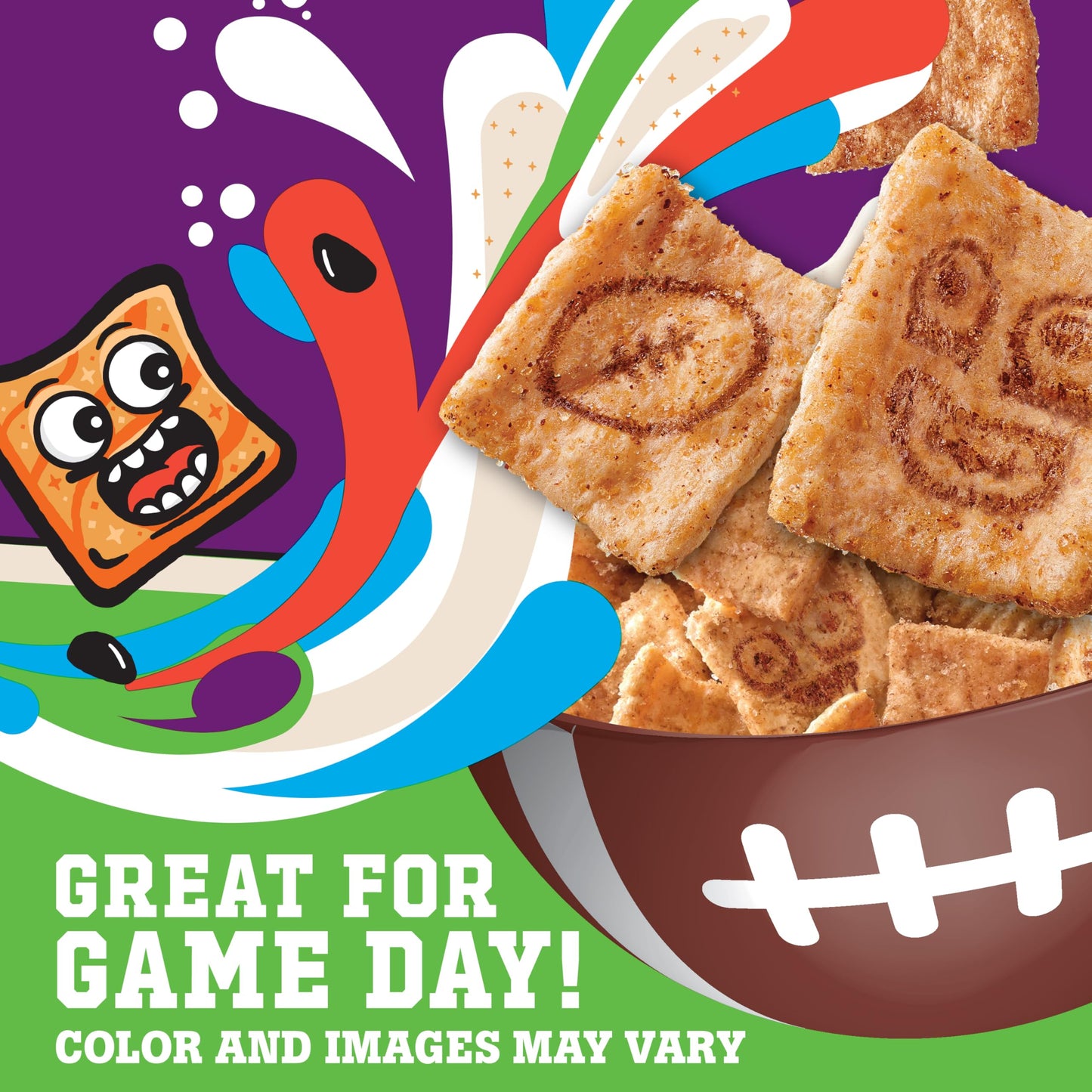 Cinnamon Toast Crunch Breakfast Cereal, Crispy Cinnamon Cereal, 12 Oz Cereal Box