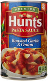 Hunt's, Pasta Sauce, Roasted Garlic & Onion, 24oz Can (Pack of 6)