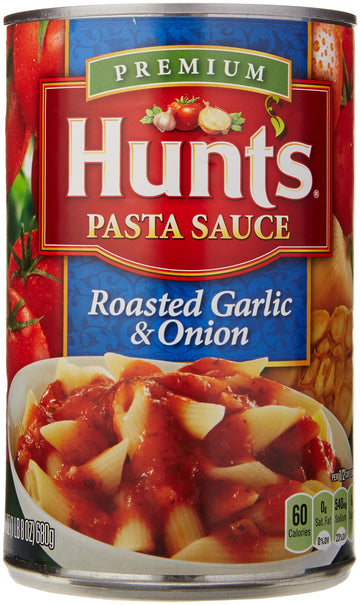 Hunt's, Pasta Sauce, Roasted Garlic & Onion, 24oz Can (Pack of 6)