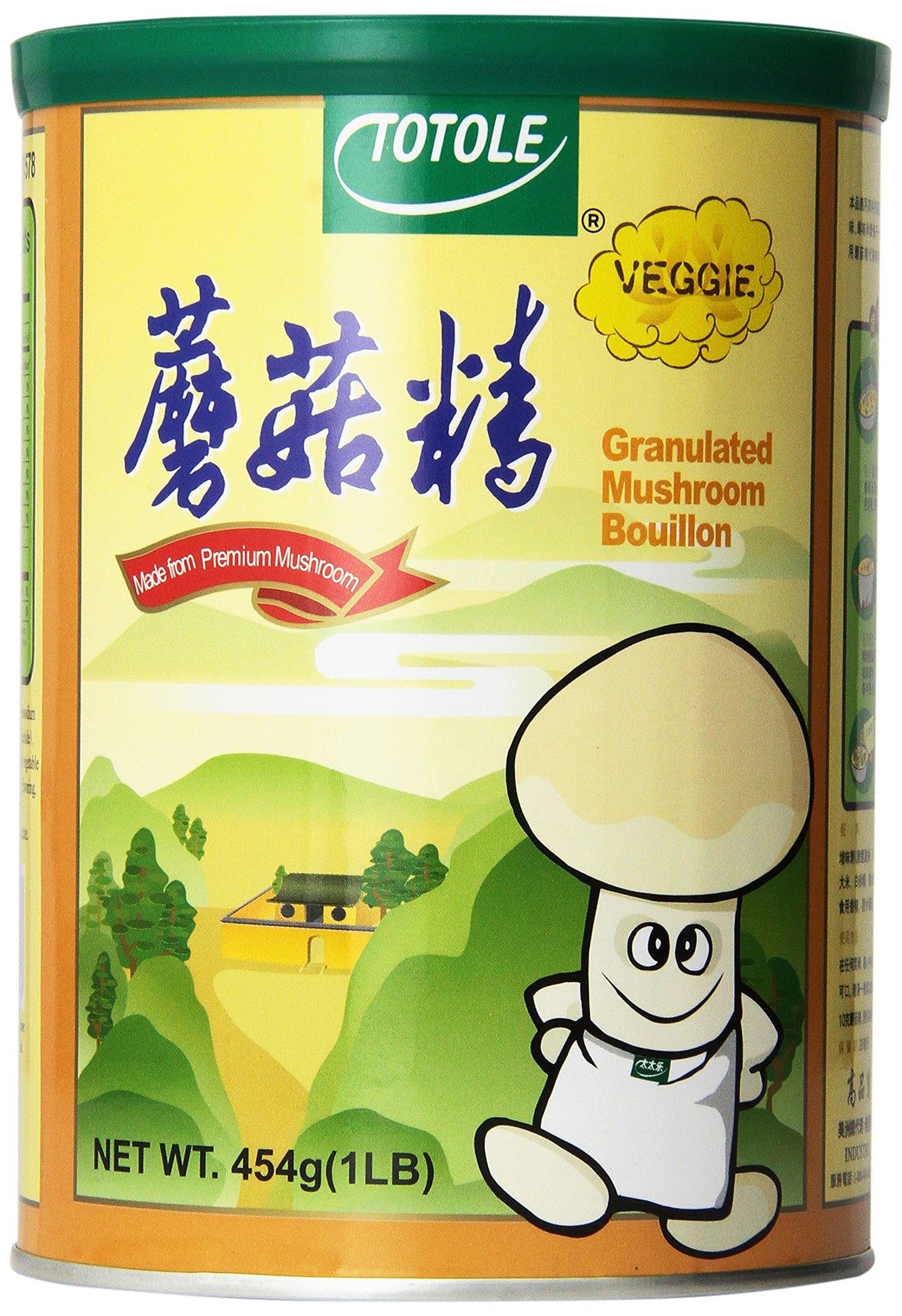 DragonMall Granulated Mushroom Bouillon, 16 Ounce, Pack of 1