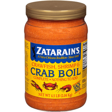 Zatarain s Crawfish, Shrimp & Crab Boil, 4.5 lb (Pack of 6)