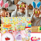 Easter Snack Pink Tin (56 Count) Filled With Treats Peelable Marshmallow Gummies, Bunny And More, Great Package For Family, Frie