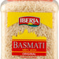 Iberia Basmati Rice Jar, 2 Pounds, Extra Long Grain, Naturally Aged Indian White Basmati Rice, Natural Basmati Rice In Food Grade Jar.