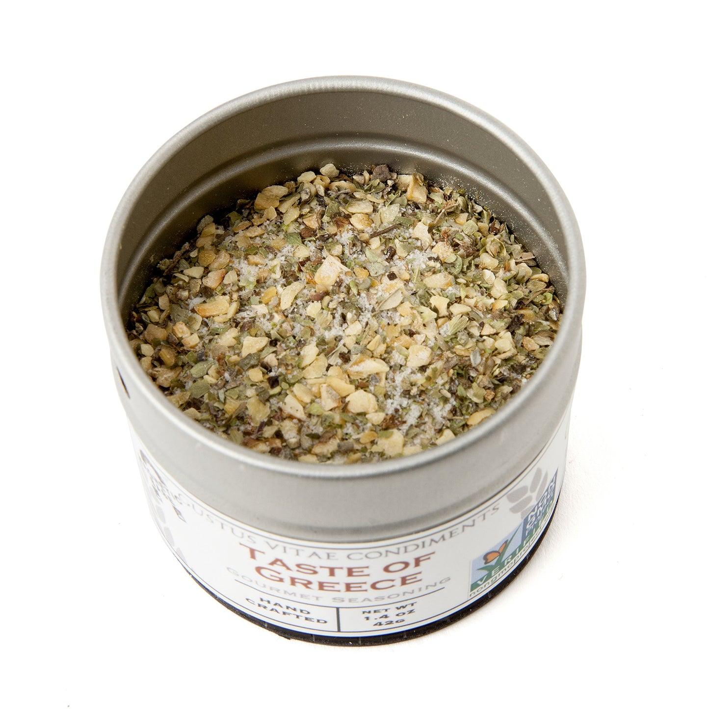 Gustus Vitae - Taste Of Greece - Gourmet Seasoning - Artisanal Spice Blend - 2.7Oz - Non Gmo- Magnetic Tin - Small Batch - Hand