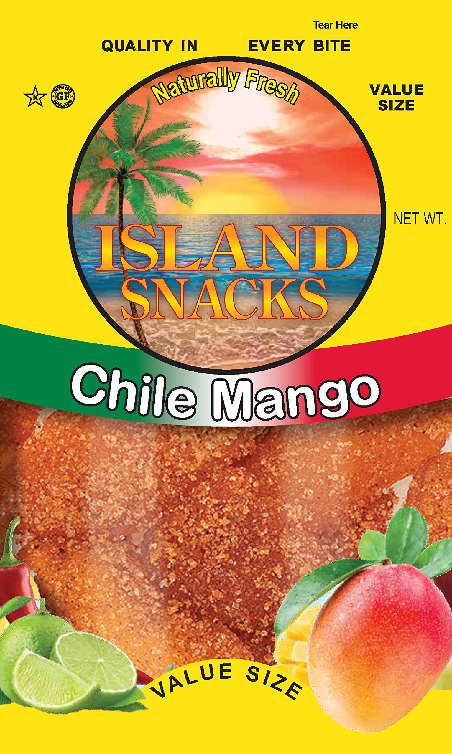Island Snacks Dried Chile Mango Fruit Slices, 4 Ounce (Pack of 6) – Quality Flavor in Every Bite
