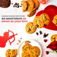Davids Cookies Gift Basket 1lb - Deliciously Handmade Assorted Fresh Baked Cookies in Love-Themed Gift Tin - enhanced Gourmet Cookie Food Gift Basket For Her  Him And Family