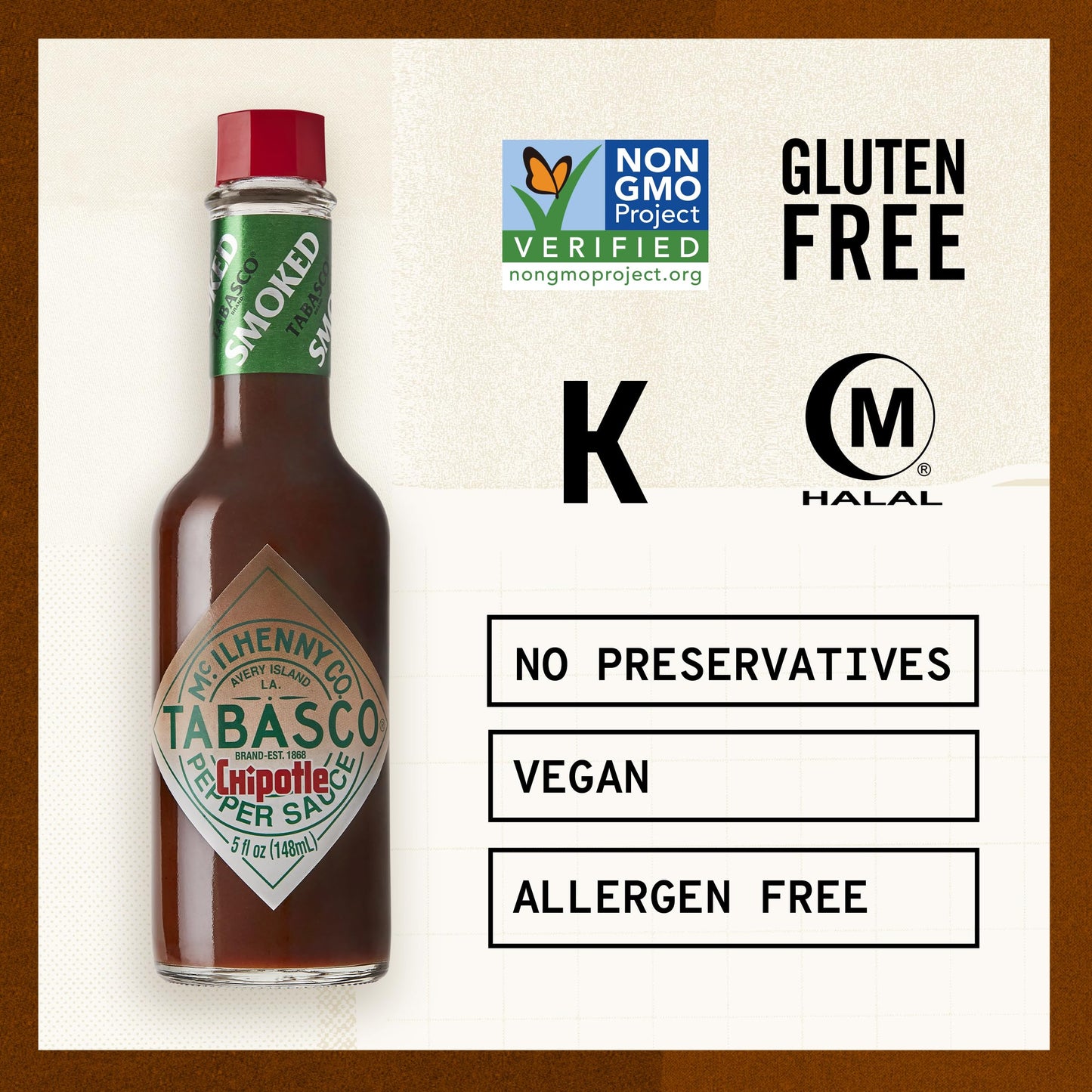 Tabasco Chipotle Pepper Sauce, 150ml