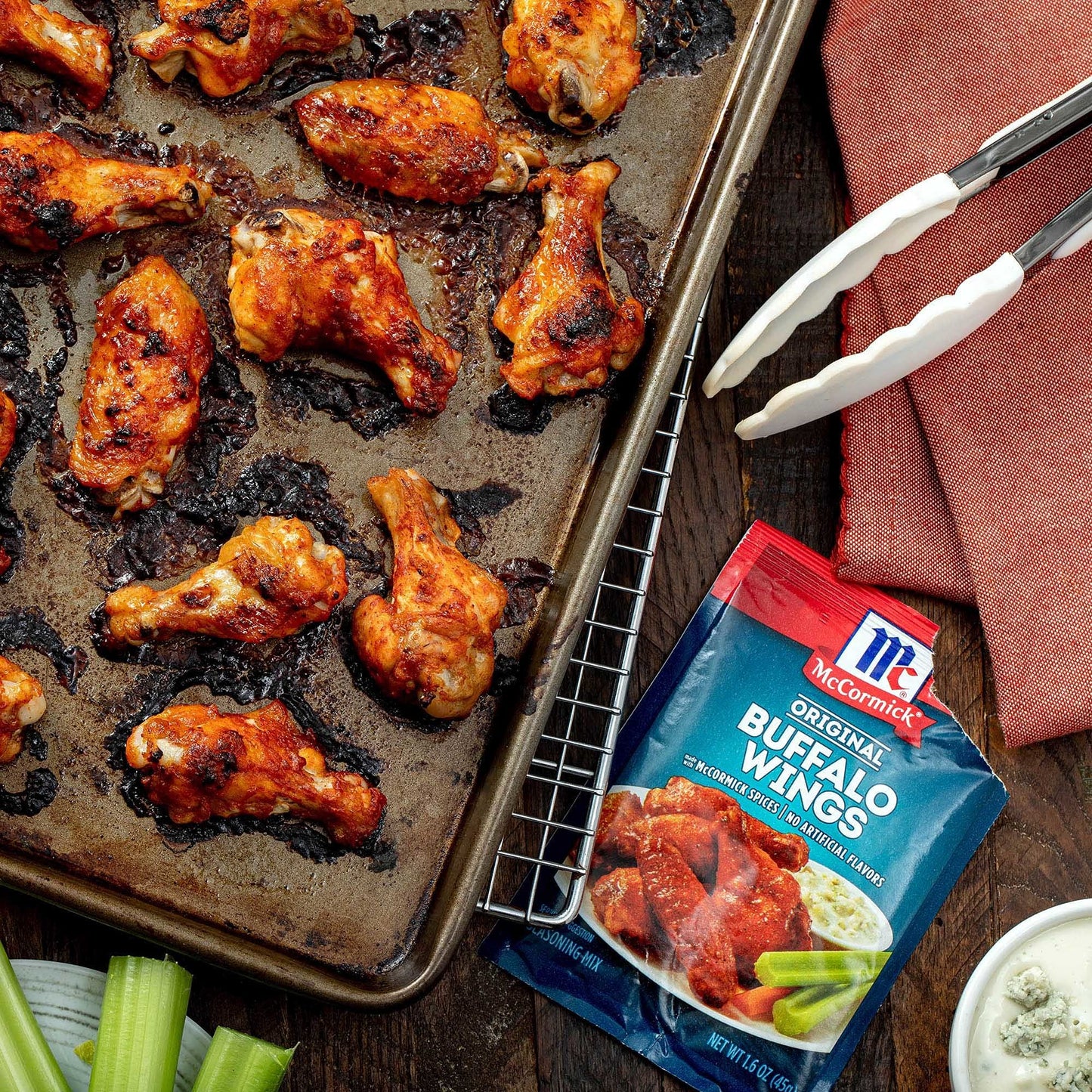 Mccormick Original Buffalo Wings Seasoning Mix, (Pack - 12)