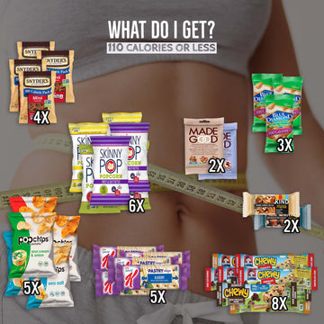 Bussin Boxes Low Calorie Snacks - Healthy 100 Calorie Pack, 35 Count, 1 Ounce Each