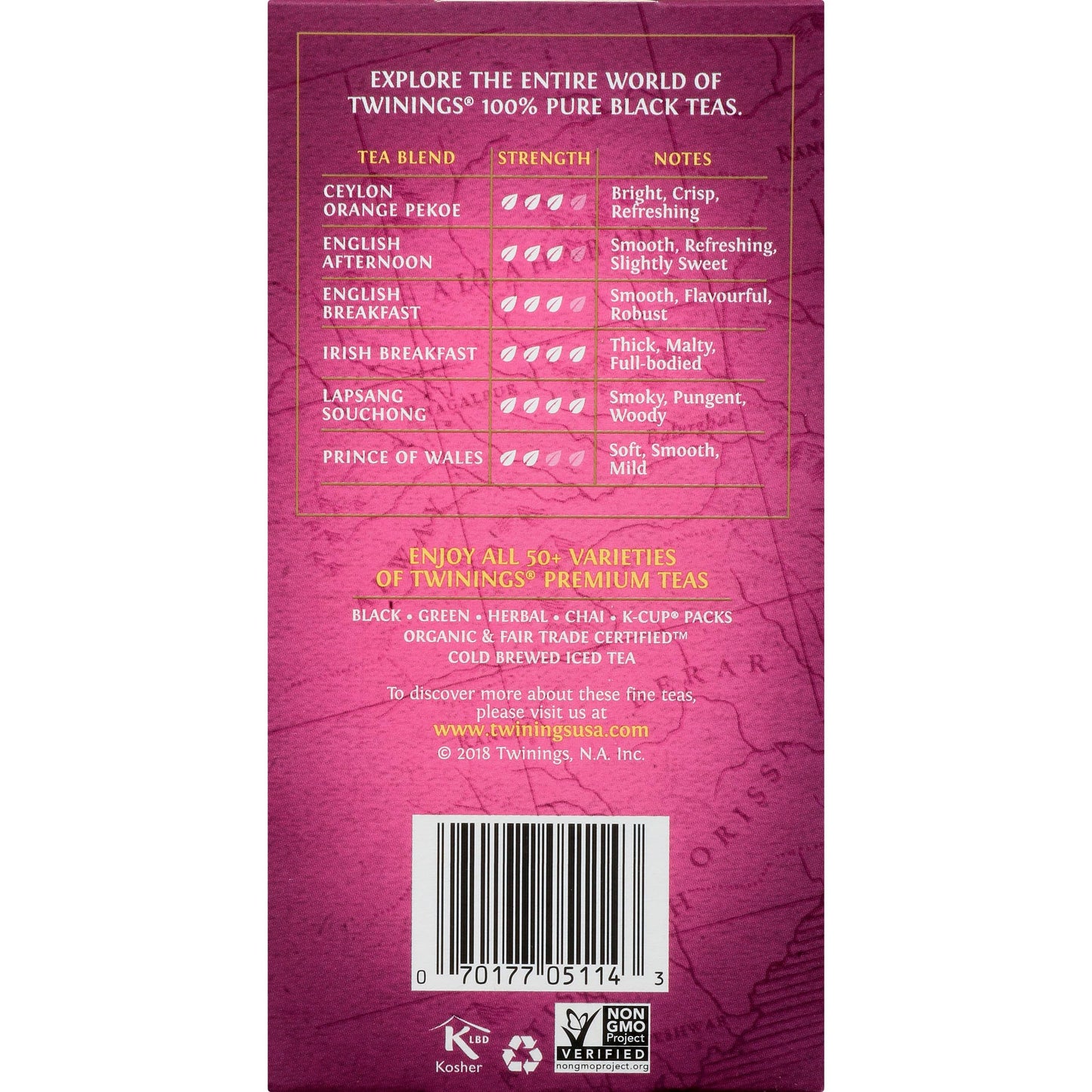 Twinings Darjeeling Black Tea Individually Wrapped Bags, 50 Count (Pack of 6), Delicate Light Taste, Caffeinated, Enjoy Hot or I