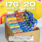Wylers Light Sugar Free Drink Mix Variety Pack - 20 Flavors, 176 Packets, 0.1 Ounce Each