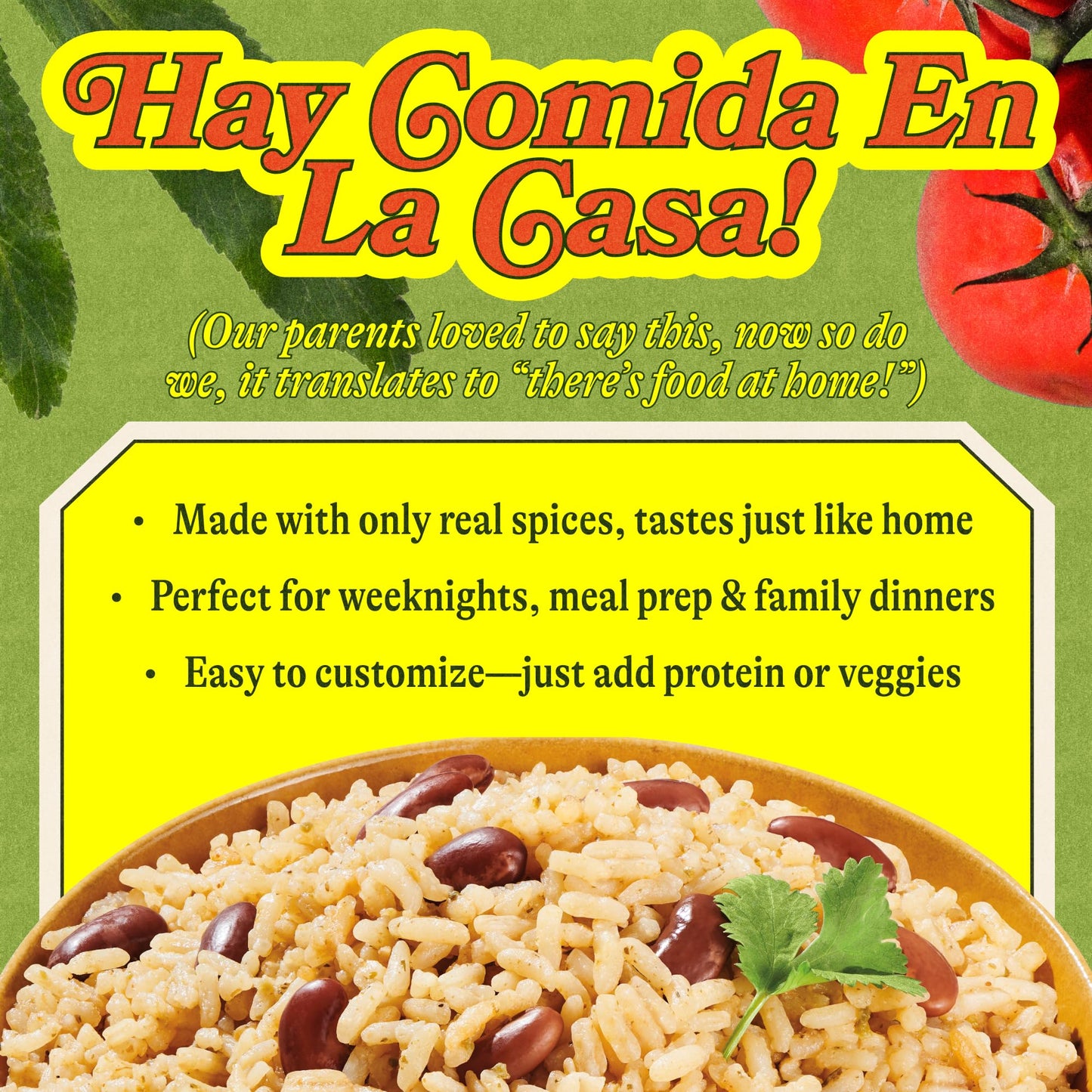 Loisa Rice & Red Beans, Premium Latin Rice & Beans, Non-Gmo, No Msg, No Artificial Flavors, No Arfiticial Colors, Organic Spices