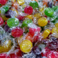 Assorted Flavored Fruit Buttons - 4 lbs of Individually Wrapped Assorted Fresh Sweet Strawberry Orange Grape Raspberry Lemon Sou