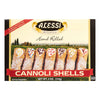 Alessi Cannoli 2-Pack Of Large Sicilian Style Hand Rolled Shells Imported From Italy 4Oz