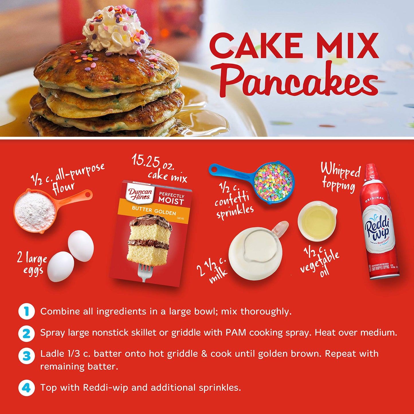 Duncan Hines Signature Golden Butter Recipe Cake Mix (3 Pack)