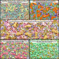 Confect Edible Sprinkles - Assorted 5-Pack | Easter & Baby Shower Cake Decorations | Green & Pink Sprinkles, Bunny Mix, Yellow &