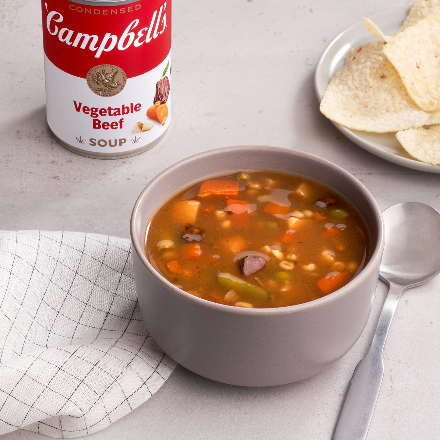 Campbell'S Condensed Vegetable Beef Soup, 10.5 Ounce Can