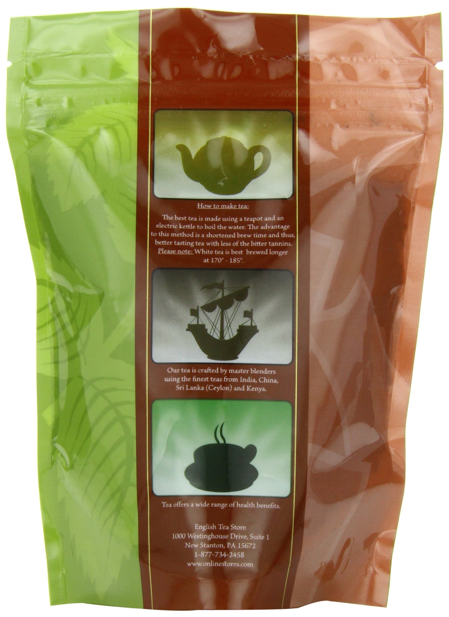 English Tea Store Loose Leaf, Nonsuch Estate Tea Pouches, 4 Ounce