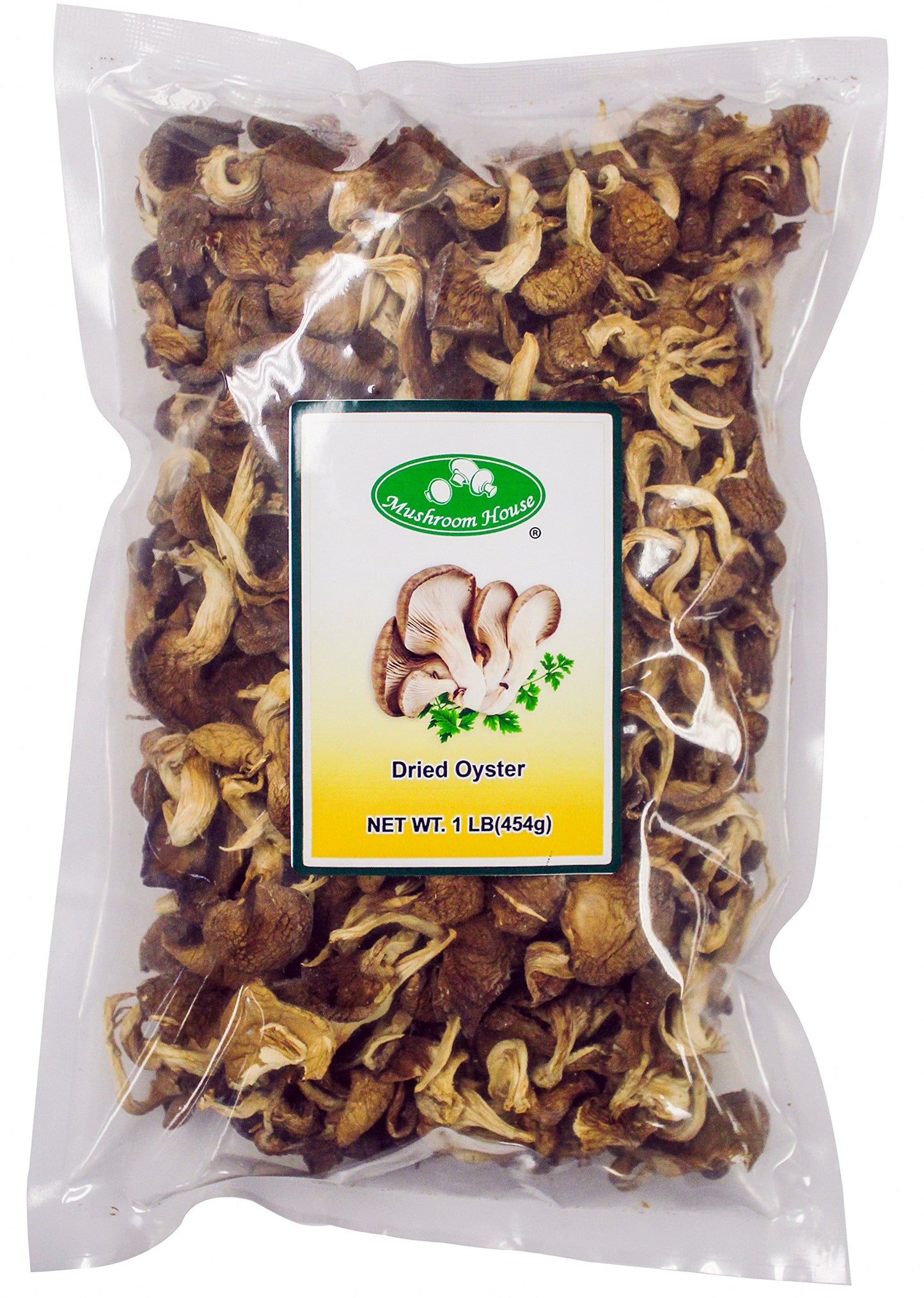 Mushroom House Dried Oyster Mushrooms, 1 Lb