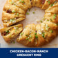 Pillsbury Grands! Crescent Rolls, Butter Flake Refrigerated Canned Pastry Dough, 8 Big Rolls, 12 oz