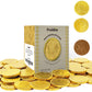 Fruidles Coins - Nut Free Chocolate Coins - Vault Design - 8 Ounce Pack