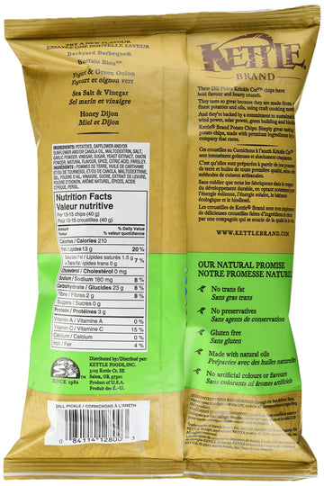 Kettle Foods Krinkle Cut Dill Pickle, 220 Gr
