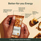 Verb Caffeinated Energy Bars Variety Pack - 2 Delicious Flavors (26G, Pack Of 16) 110-Calorie Delicious Low Sugar Energy Bar, Vegan & Gluten Free On-The Go Snack With 80Mg Green Tea Caffeine