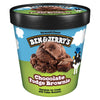 Ben & Jerrys Chocolate Fudge Brownie Ice Cream Pint Non-GMO 16 oz