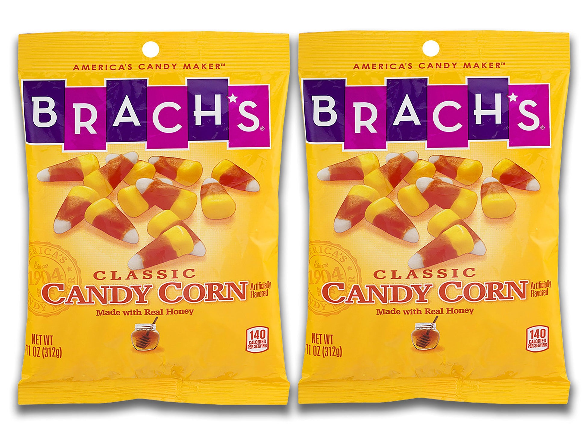 Brachs, Corn Candy Corn, 11 Oz Bag (Pack of 2)