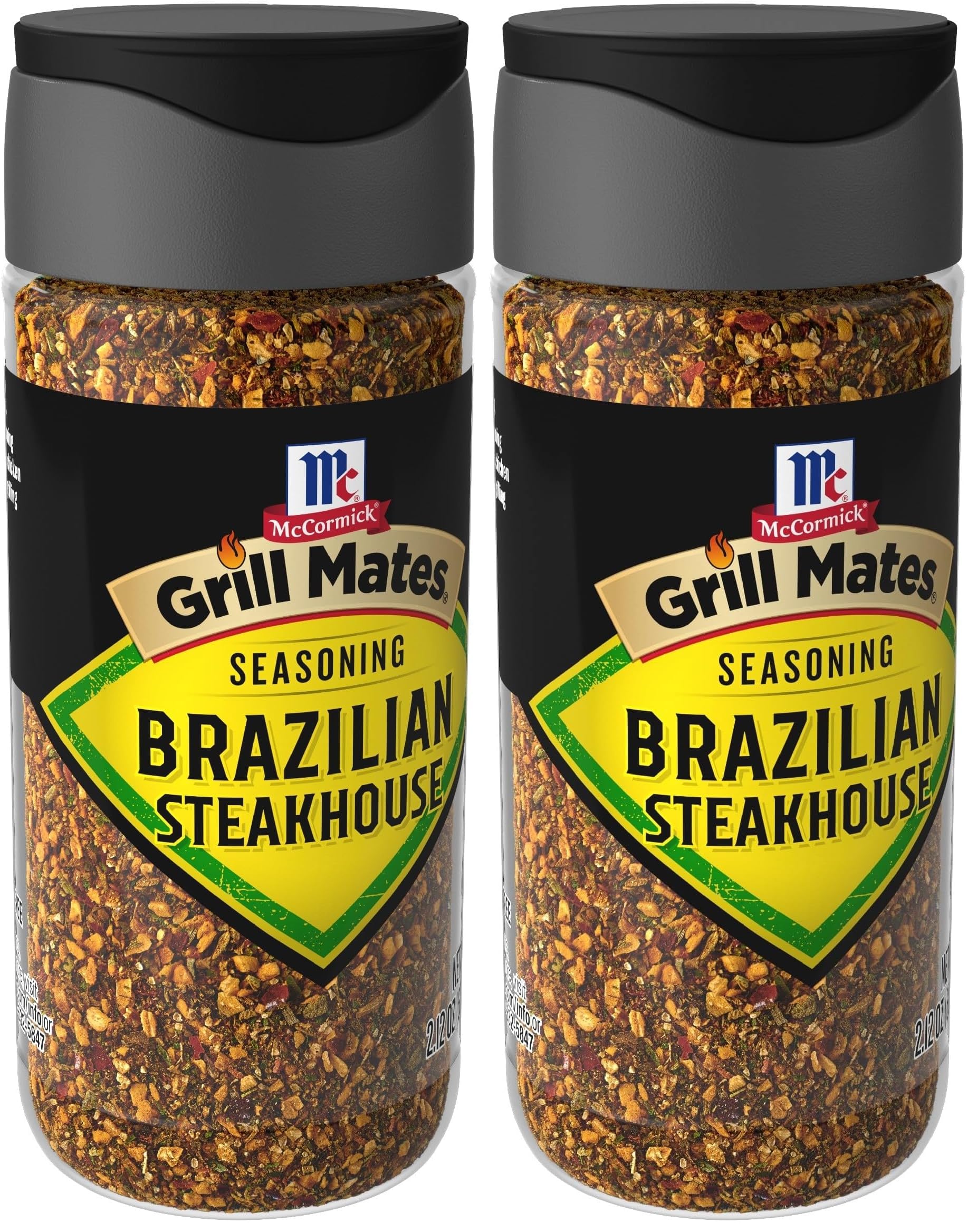 McCormick Grill Mates Brazilian Steakhouse Seasoning, 2.12 oz (Pack of 2)