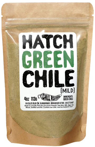 Chile Revival Hatch Green Chile Powder - Mild, 4 Ounce (Pack of 1)