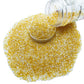 Se Si&Moos Gold And White Sanding Sugar Sprinkles White And Gold Srpinkles Sugar Rimmer For Cocktails, Edible Colored Sugars For