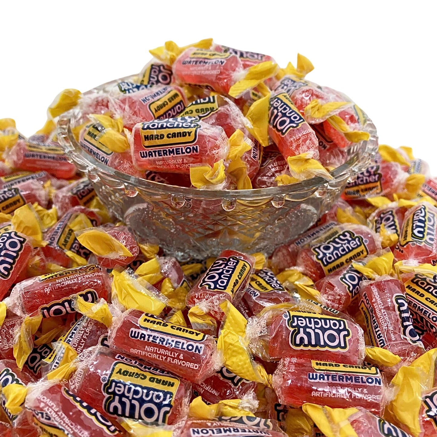 Jolly Ranchers Hard Candy 3lbs- All Watermelon Individually Wrapped Delicious Fresh Candy, 48oz (Packaging Might Vary)