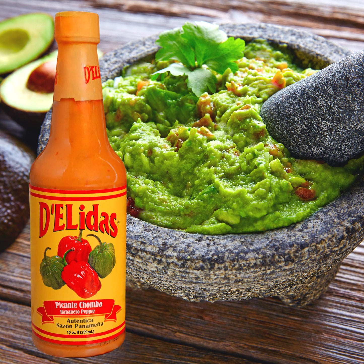 D'ELidas Habanero Hot Sauce - Natural Non-GMO Keto Friendly, 10 Fl Oz (Pack of 2) - Chombo Picante Sauce #1 in Panama