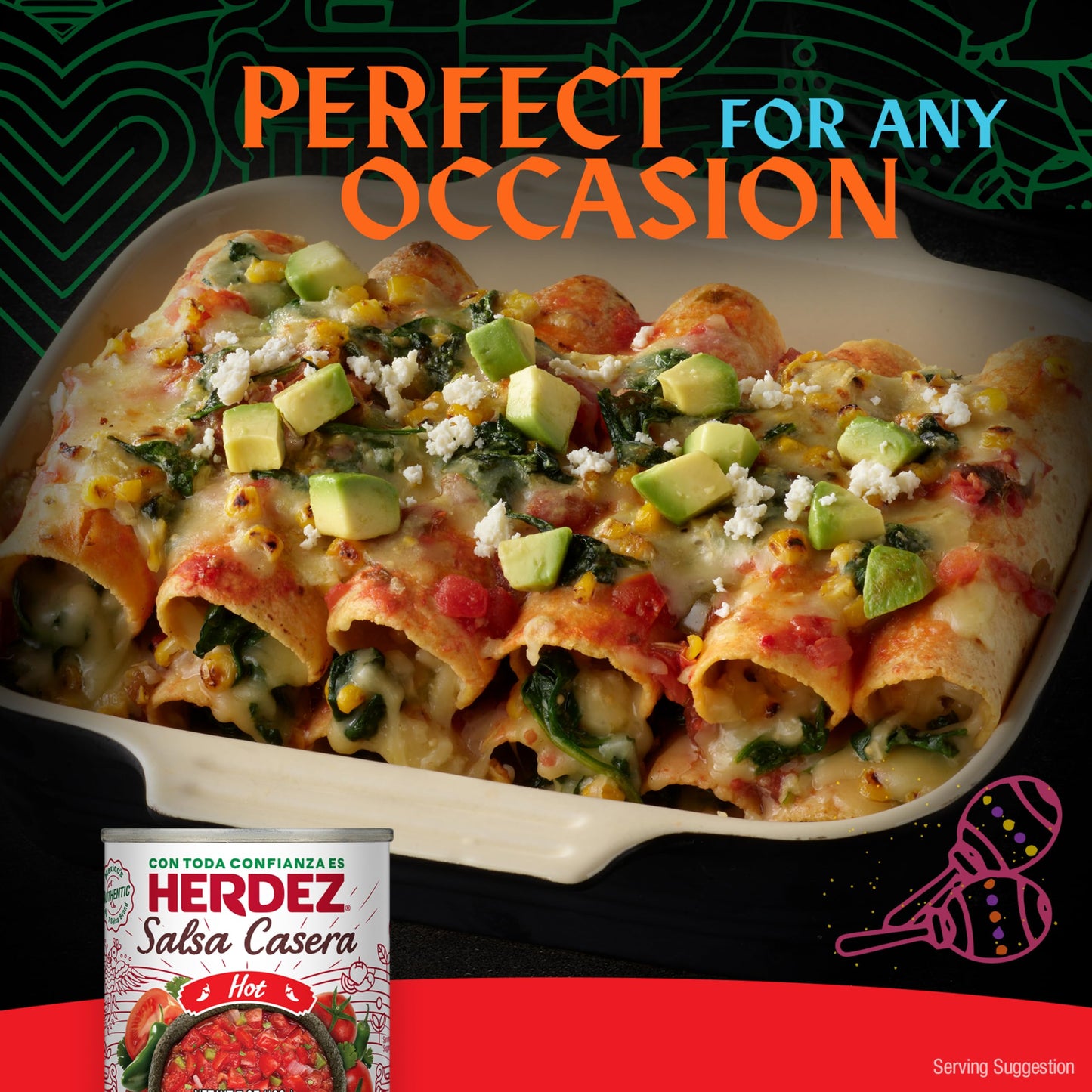 HERDEZ Salsa Casera, Hot, 7 oz Can (12 Pack) - Authentic Mexican Homestyle Salsa, Perfect for Tacos, Chips & Dips