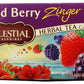 Celestial Seasonings Wild Berry Zinger Tea Bags - 20 Count - Model BHC-016 - White