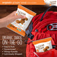 Homefree Mini Ginger Snap Cookies, Organic, Gluten Free, Nut Free, Vegan, Individually Wrapped Packs, School Safe and Allergy Fr