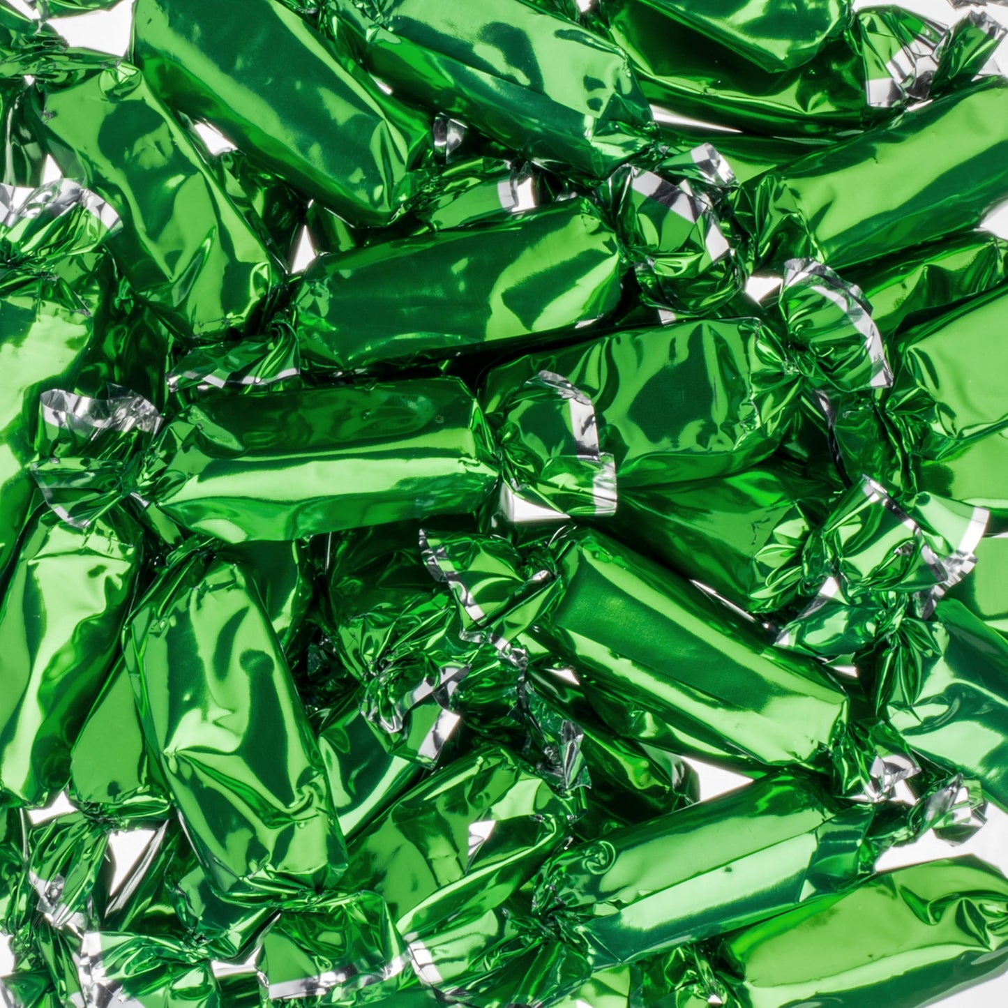 Candy Envy - Individually Wrapped Caramels - Green Wrapper - 2 Pound Bulk Green Candy